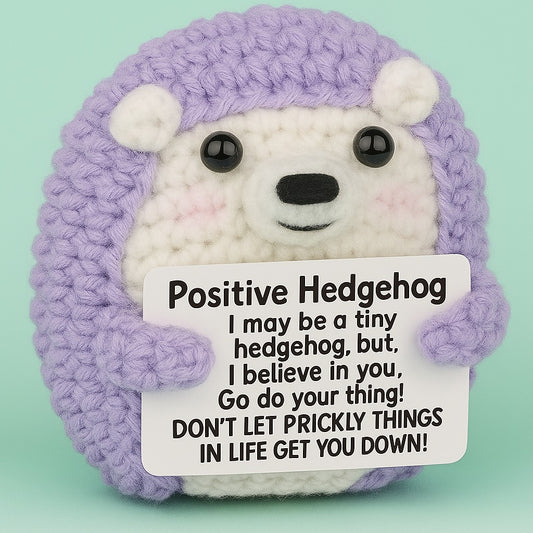 Handcrafti Mini Crochet Hedgehog – Handmade Inspirational Companion