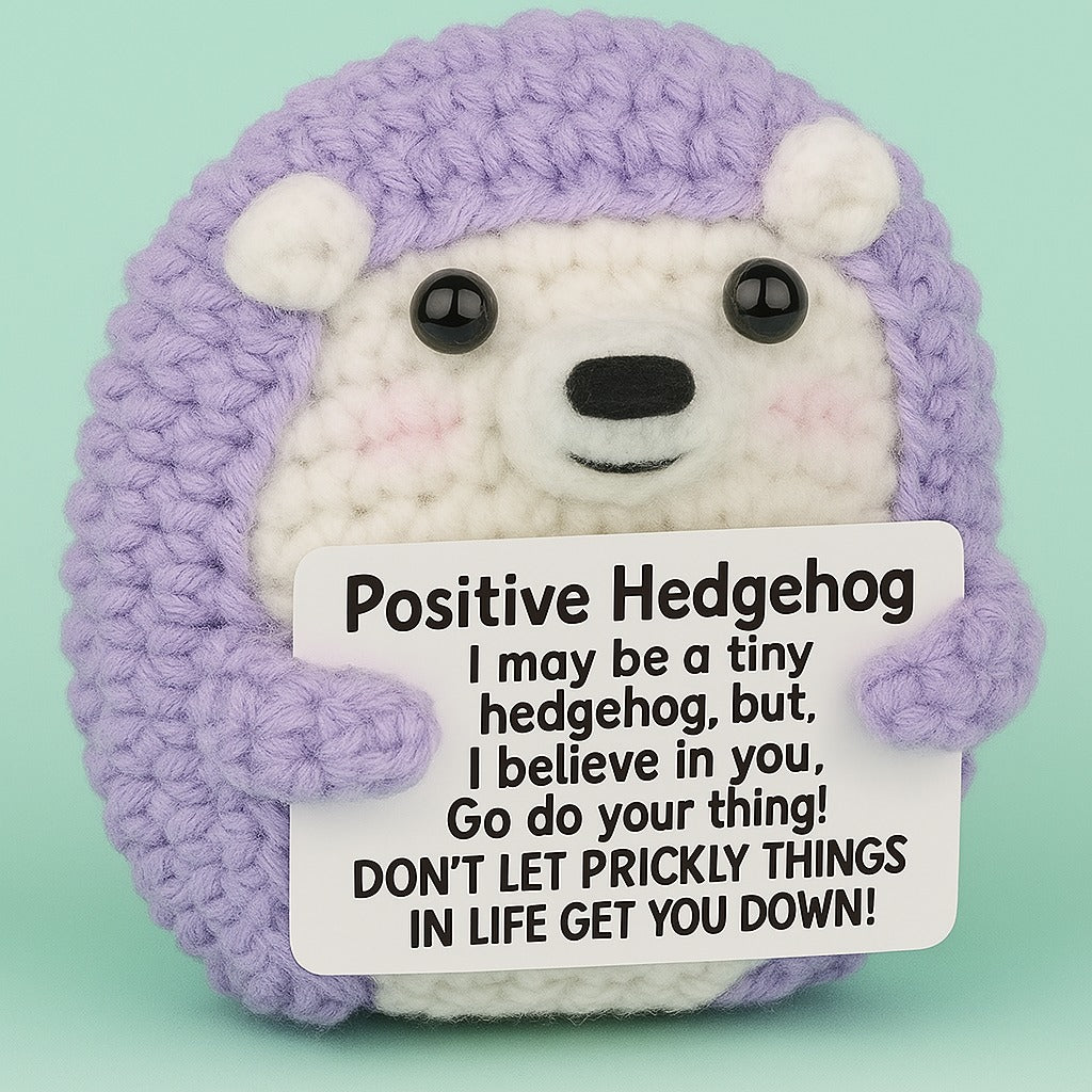 Handcrafti Mini Crochet Hedgehog – Handmade Inspirational Companion