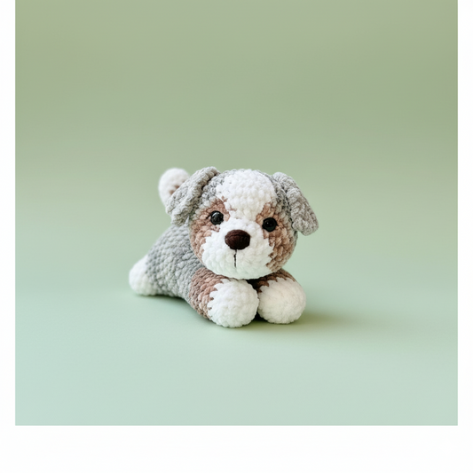 Crochet Dog Pattern 3-in-1 PDF – Cute Aussie Shepherd Pups